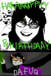  ! 1s_th1s_you computer crossover happy_birthday_message image_manipulation ippotsukou jade_harley karkat_vantas meme ohgodwhat overly_attached_girlfriend text 