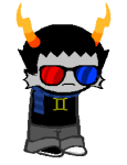  anonymous_artist bloodswap cosplay deleted_source eridan_ampora image_manipulation solo sprite_mode 