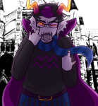  eridan_ampora land_of_wrath_and_angels solo starter_outfit the_finger wowozella 