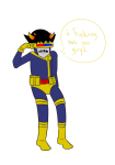  anonymous_artist crossover marvel sollux_captor solo word_balloon x-men 
