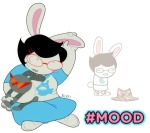  2026 animal_ears blush chickdinners chubstuck fedora fullres image_manipulation jane_crocker lil_sebastian sitting sprite_mode starter_outfit sweat text 