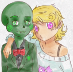  arm_around_shoulder calliope redrom roboticglitch roxy_lalonde shipping snake_wine starter_outfit 