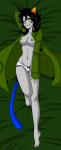  2011 barefoot blush fullres_export_attempted nepeta_leijon no_hat no_shirt nsfw_source nudity pride solo starter_outfit undergarments 