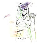  2025 body_hair carrying equius_zahhak fantroll fullres keksuffer lineart redrom shipping size_difference starter_outfit sweat troll_tail 