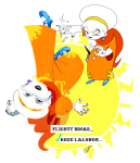  2026 fashion fullres godtier high_angle kid_symbol light_aspect rose_lalonde seer sitting solo sortacoffee text 