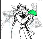 10k_member_celebration_event 2025 animals cat_hat dave_strider dead fish frappenclowns fullres grayscale highlight_color nepeta_leijon ocean sketch starter_outfit text wayward_vagabond wip wonk wv