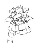  2026 eridan_ampora fullres grayscale headshot lineart monochrome solo starter_outfit tiniming66 