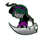  2026 cloisteredconnoisewer fullres homestuck:_beyond_canon ilovevamola jaggy_lines meat_timeline nymphs scythe solo starter_outfit weapon 
