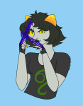  action_claws mirandawinter nepeta_leijon no_hat solo 