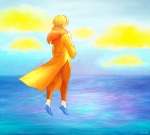  back_angle clouds eunnieboo godtier land_of_light_and_rain midair rose_lalonde seer solo 