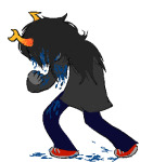  2024 amputation back_angle blood doggy909 fullres jaggy_lines solo starter_outfit vriska_serket 