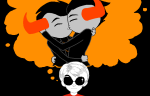  broken_source dave_strider herd_of_cattle kiss make_out_with_yourself_to_be multiple_personas redrom s&#039;mores selfcest shipping tavdos tavros_nitram thought_balloon 