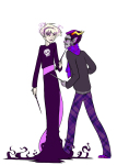  black_squiddle_dress cancermontgomery empiricist&#039;s_wand eridan_ampora rose_lalonde thorns_of_oglogoth 