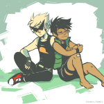 2015 barefoot dirk_strider fashion freckles fullres ikimaru jake_english mound_raider_getup pumpkin_patch redrom shipping sitting strong_tanktop