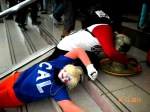  cosplay dave_strider doomsdemise lil_cal real_life red_baseball_tee stairs toxic 