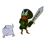 2016 crossover doggirlsondrugs doom_aspect fullres godtier homestar_runner jaggy_lines prince sword