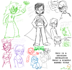 ... 2020 andrew_hussie dave_strider diamond_shirt fanfic_art fullres helen_(karkat_goes_to_a_convention) jack_(karkat_goes_to_a_convention) jade_harley karkat_goes_to_a_convention karkat_vantas lineart nan_(karkat_goes_to_a_convention) sepulchritude_shirt sketch spunkspace stacey_(karkat_goes_to_a_convention) starter_outfit text vanessa_(karkat_goes_to_a_convention) word_balloon