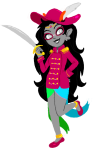  dream_ghost feferi_peixes rear_admiral_attire solo transparent weapon witch-of-derp 