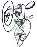 2015 black_inches bq crossover fullres grayscale retroscofflaws sketch snowman starter_outfit steven_universe text whip wonk