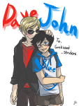 2014 blush casual dave_strider fashion fullres hammertime heart jaggy_lines john_egbert kiss lunaticjin redrom shipping text wonk