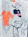  2025 art_dump artificial_limb black_squiddle_dress fullres godtier head_out_of_frame light_aspect melerbytes midair rose_lalonde seer sitting sketch sprite_mode starter_outfit tentacletherapist trollified vriska_serket 