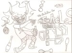  2010 beverage deuce_clubs faygo fullres gamzee_makara grayscale monochrome pencil rubber_horn starter_outfit stickmeister0 sylladex text unicycle 