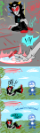  ! 2014 ? chalk chalkzone clouds comic crossover dave_strider fullres illustrating starter_outfit terezi_pyrope text trees word_balloon zamii070 