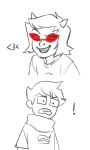 ! 2015 blackrom bluesclues breath_aspect comic fullres godtier heir highlight_color john_egbert paperseverywhere shipping spade starter_outfit terezi_pyrope 