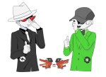  aloesirm crocodiles dave_strider felt_duds four_aces_suited multiple_personas thumbs_up twitter 