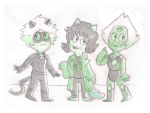  2016 crossover fullres limited_palette miraculous_ladybug nepeta_leijon no_hat pencil starter_outfit steven_universe veri 