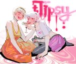  2023 alcohol blush cocktail_glass darkredrice date_dress fullres heart nsfw_source rose_lalonde roxy_lalonde sitting starter_outfit text 
