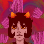 2011 animated babinani drug_use epilepsy_warning flowers fullres headshot jaggy_lines nepeta_leijon no_hat solo starter_outfit