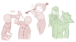 2024 agent_uniform archagent clover clover_with_a_mouth crowbar dd diamond draconian_dignitary felt flowers fullres jack_noir juju_breaker knife limited_palette lineart meraki-sunset ms_paint spade text