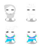  2026 amputation exiles frigiddoctoratus fullres harlequin_uniform jaggy_lines no_hat queen's_dress scars solo transparent white_queen windswept_questant wq 