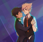 2014 dancing dirk_strider fashion fullres hug ikimaru jake_english no_glasses promstuck pumpkin_patch redrom shipping