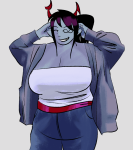 2026 candy_timeline chubstuck fashion fullres helltier homestuck:_beyond_canon mansuta solo vriska_serket