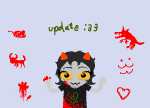  2011 animals animated babies blood fullres heart jaggy_lines mr-ru nepeta_leijon no_hat solo starter_outfit text update what_now 