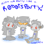  2011 aradia_megido aradiabot bleatbots brobot bromance fullres heart kneeling rinny robot sitting tavros_nitram team_charge text 