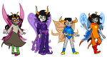  2024 bard breath_aspect caligvlasaqvarivm codtier feferi_peixes fullres gamzee_makara godtier life_aspect light_aspect page rage_aspect tavros_nitram thief vriska_serket witch 