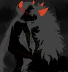  2026 ancestors blush crying cultisthell first_ship fullres hug jaggy_lines kiss redrom shipping silhouette starter_outfit the_disciple the_sufferer 