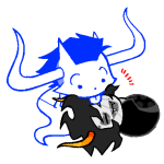  2026 fullres gamzee_makara gcatavrosprite jaggy_lines licking lying palerom scars ship_name_needed shipping sprite starter_outfit transparent vampiric-spiders 