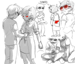  art_dump dave_strider highlight_color mohalkayo scalemates sketch terezi_pyrope 