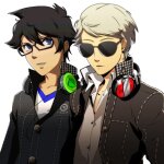  2025 cosplay crossover dave_strider doctorkasaneyui fullres headphones john_egbert persona school_uniform shin_megami_tensei 