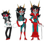  2016 ancestors blush broken_source dancestors dragon_staff fluffstuck freckles fullres latula_pyrope neophyte_redglare pyralspite_scalemate pyropes scalemates skateboard starter_outfit terezi_pyrope transparent 