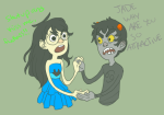  dress_of_eclectica holding_hands hso_2012 jade_harley karkat_vantas kats_and_dogs redrom shipping thecreepy 