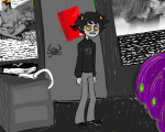  2012 50_first_dates book fullres hive instrument karkat's_hive karkat_vantas masthya panel_redraw poster rain recuperacoon serpendipity sickle sitting solo starter_outfit text trollian ~ath_book 