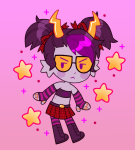 2025 blush chibi crossdressing eridan_ampora fullres gills march_eridan solo stars xagave 