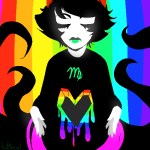  buttiecat heart kanaya_maryam rainbow rainbow_drinker solo 