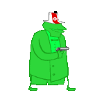 2016 animated felt flash_asset fullres gun jaggy_lines matchsticks poinko solo sprite_mode transparent weapon