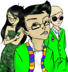 3_in_the_morning_dress arms_crossed cairo_overcoat dave_strider felt_duds jade_harley jake_english luckycricket33 